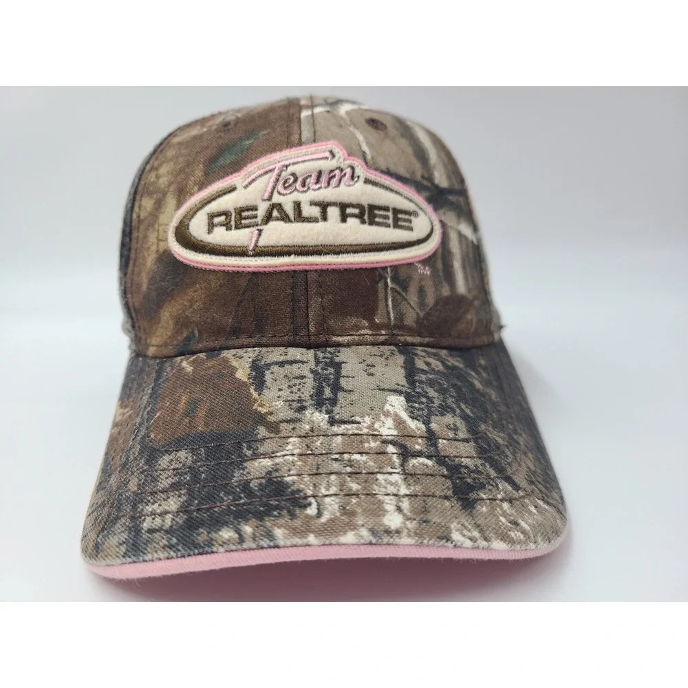 Women Team Realtree‎ Camo Adjustable Hat Cap Hunt Fish Outdoors Farm Brown Pink